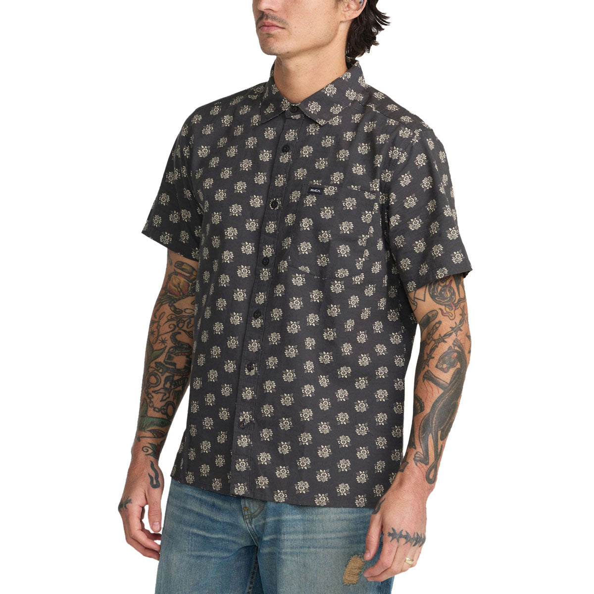RVCA Breezy Shirt - Pirate Black image 4