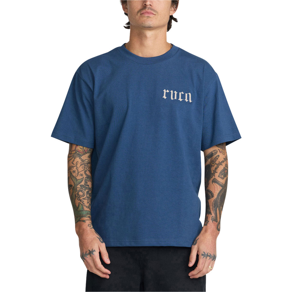 RVCA Old RVCA T-Shirt - Dark Denim image 3