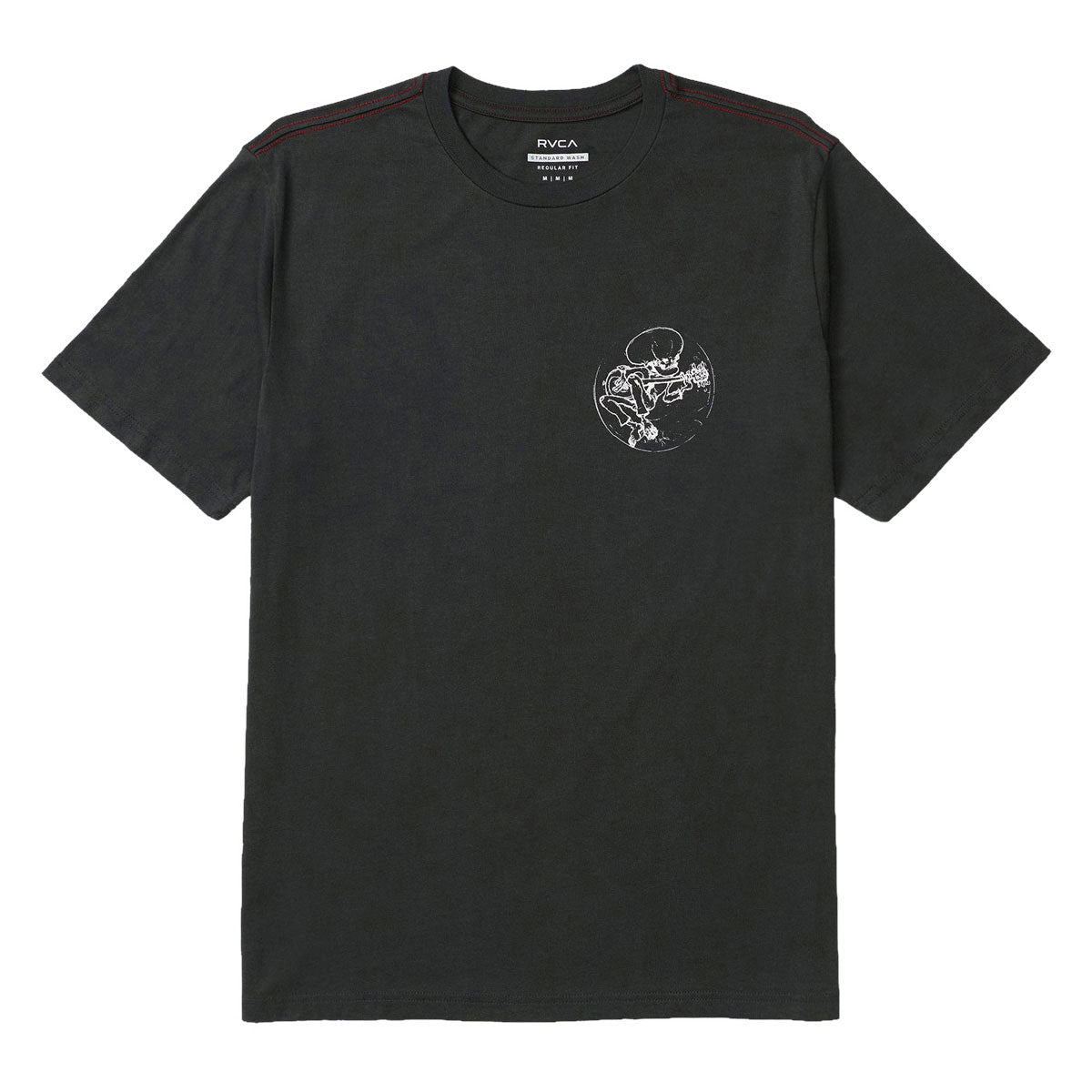 RVCA Skull Jams T-Shirt - Pirate Black image 2
