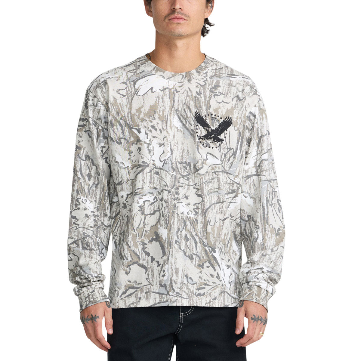 RVCA Vulture Culture Long Sleeve T-Shirt - Camo image 3