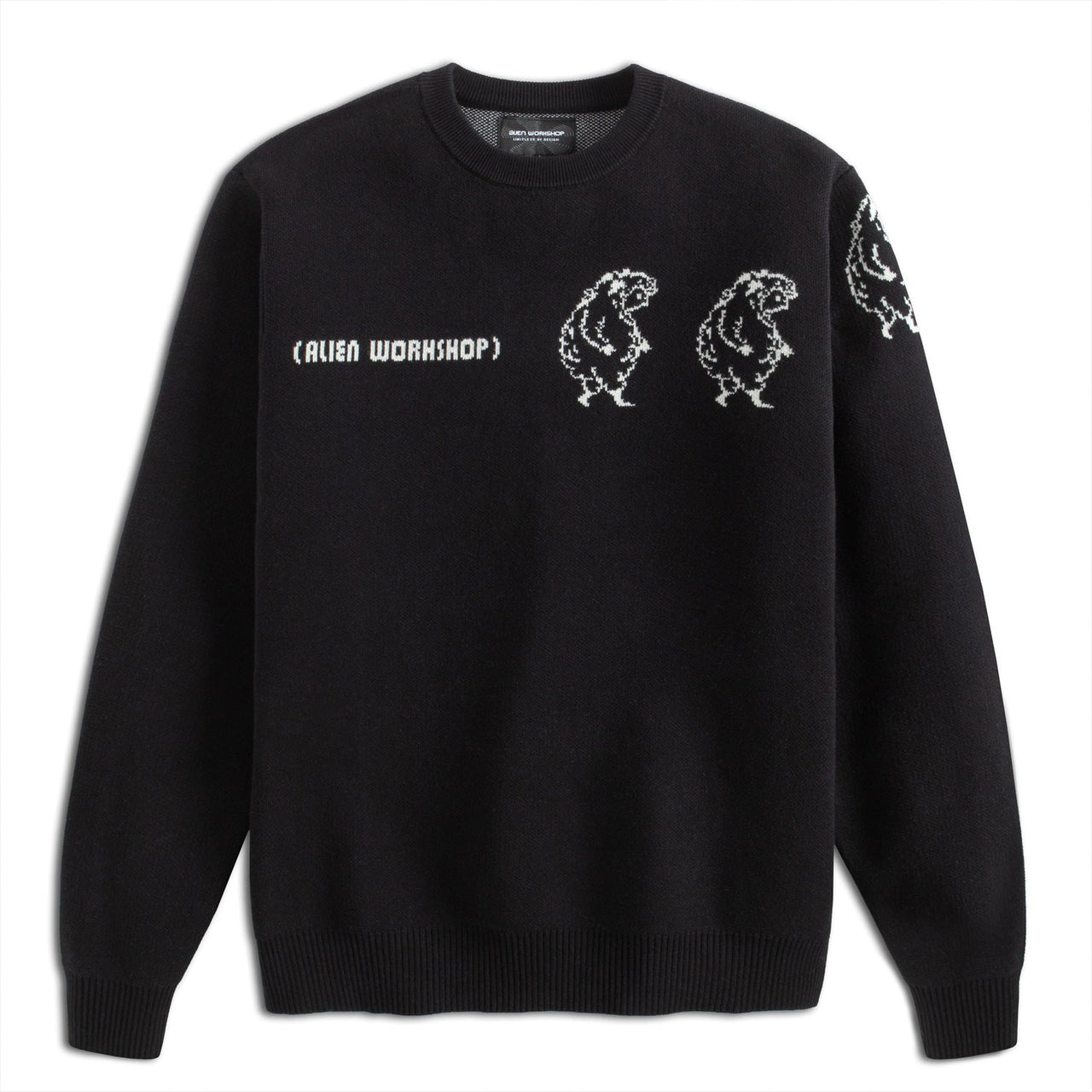 Alien Workshop Sheeple Knit Sweater - Black image 1