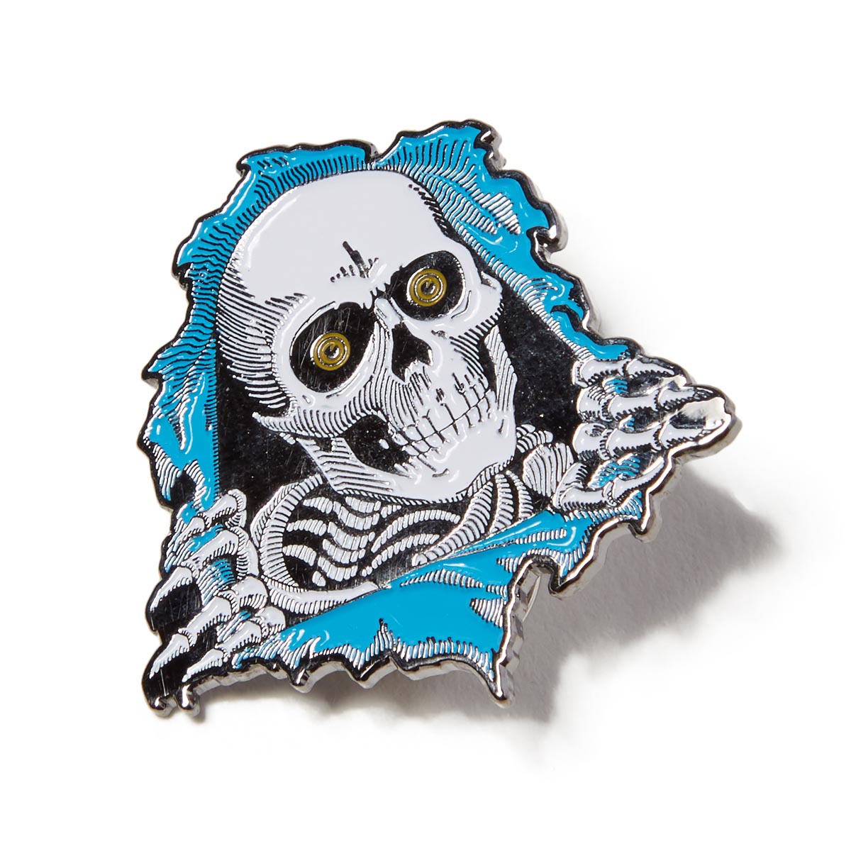 Powell Peralta Lapel Ripper 3 Pin - Blue image 1