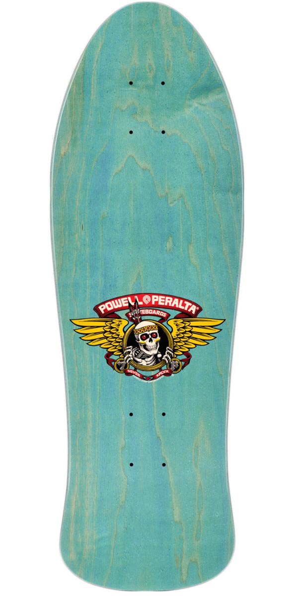 Powell-Peralta Steve Saiz Totem 04 Skateboard Deck - Blue Stain - 10.00