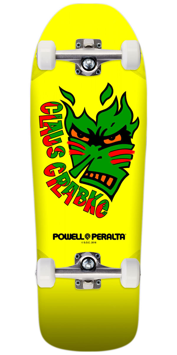 Powell-Peralta Claus Grabke '03'  Skateboard Complete - Yellow - 10.25