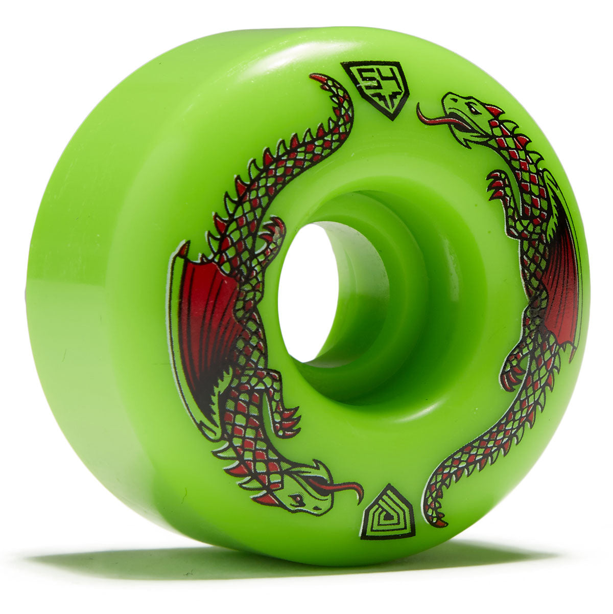 Powell-Peralta Dragon Formula 93A Skateboard Wheels - Green - 54mm image 1