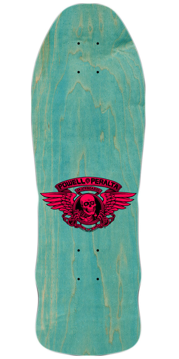 Powell-Peralta Geegah Ripper 12 Skateboard Deck - Teal Stain - 9.75