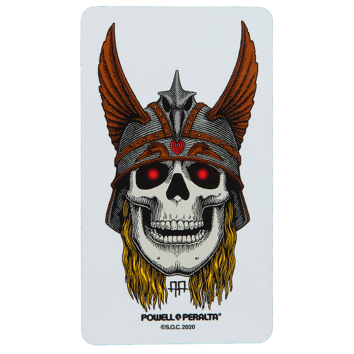 Powell-Peralta Andy Anderson Skull Sticker - 3.00