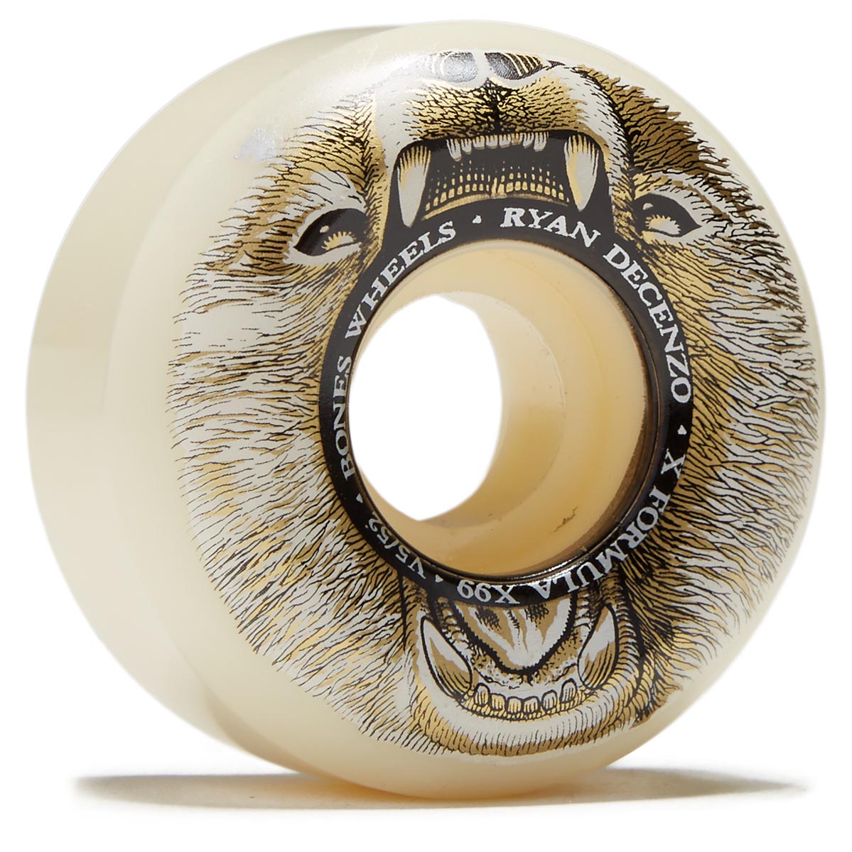 Bones X-Formula Ryan Decenzo Bear Grills 99a V5 Sidecut Skateboard Wheels - 52mm image 1