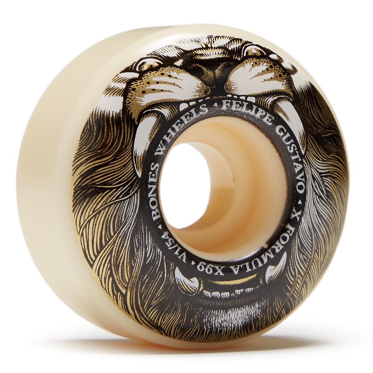 Bones X-Formula Felipe Gustavo Mane Event 99a V5 Sidecut Skateboard Wheels - 54mm image 1