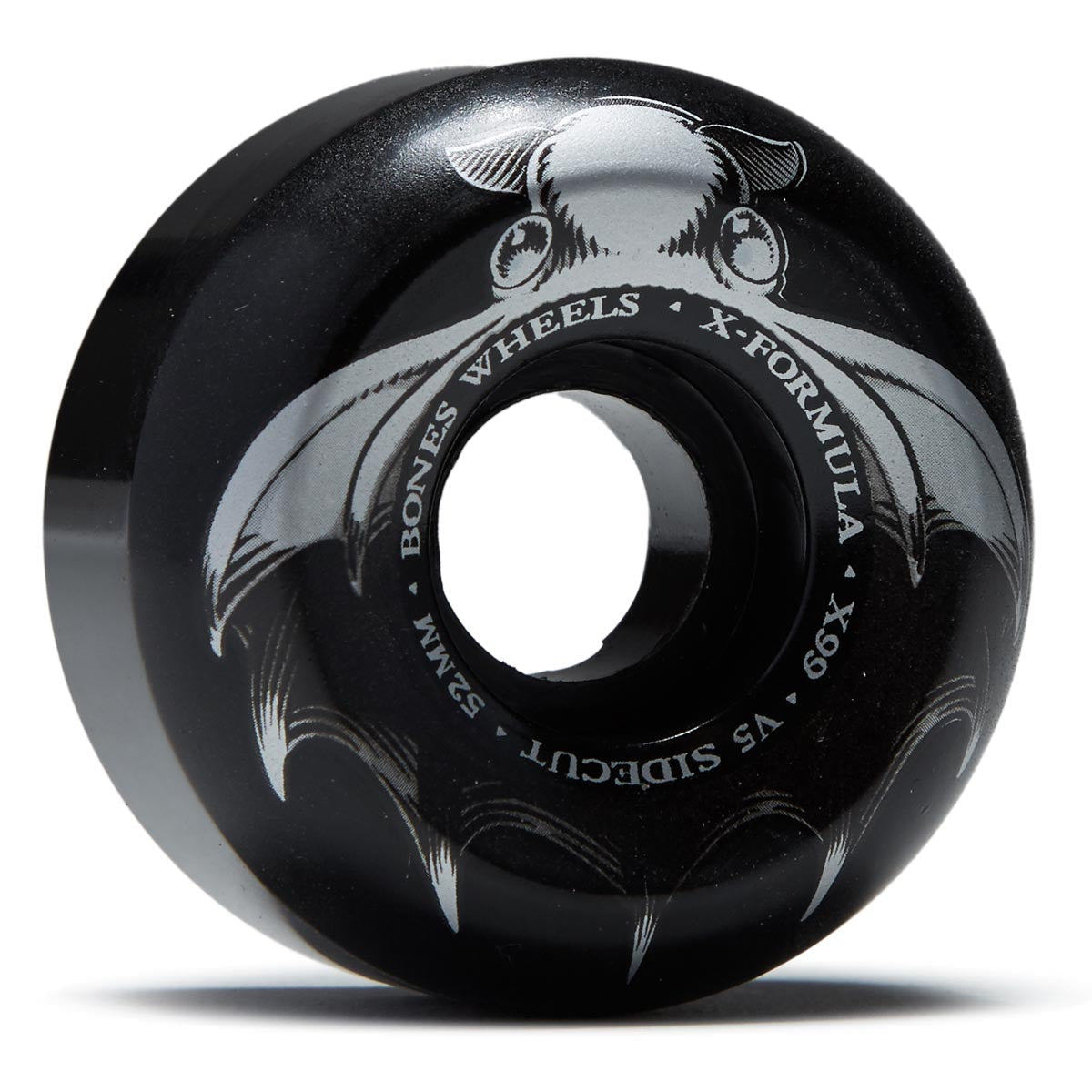 Bones Dark Waters 99a V5 Sidecut Skateboard Wheels - Black - 52mm image 1