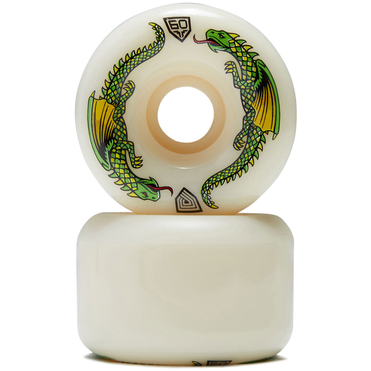 Powell-Peralta Dragon Formula 93a BOM Skateboard Wheels - Off White - 60mm image 2