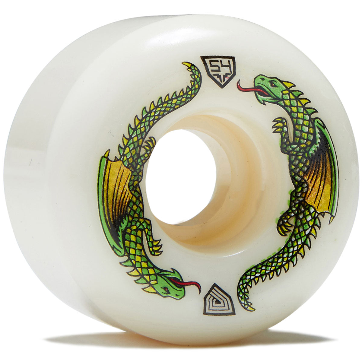 Powell-Peralta Dragon Formula 93a A2 Skateboard Wheels - Off White - 54mm image 1