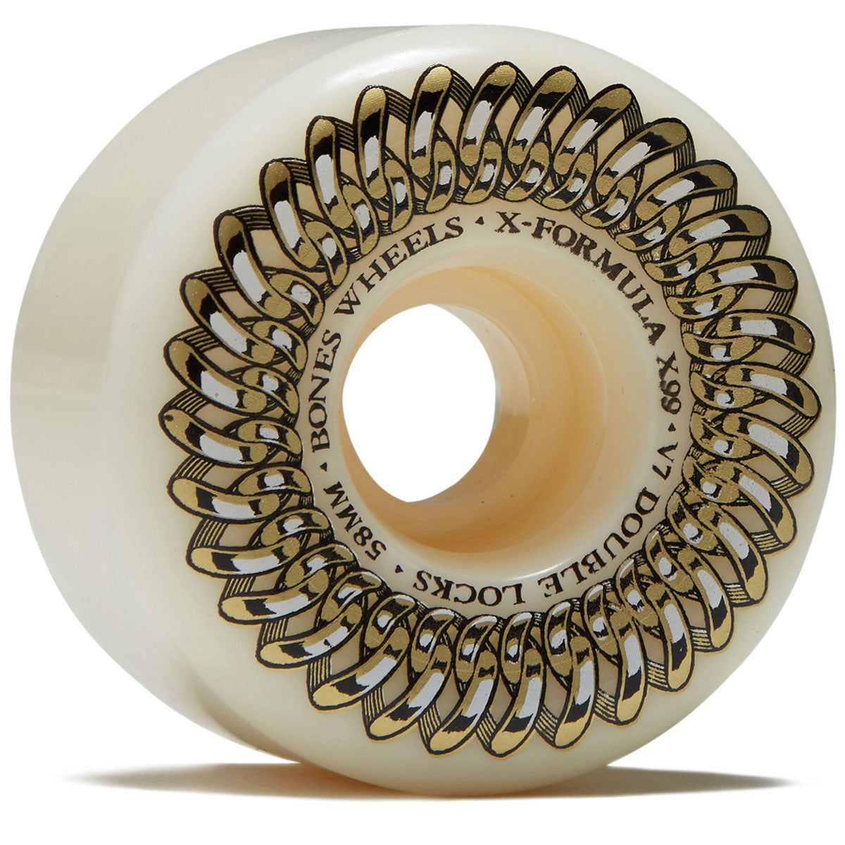 Bones X Formula Double Lock 99a V7 Skateboard Wheels - 58mm image 1