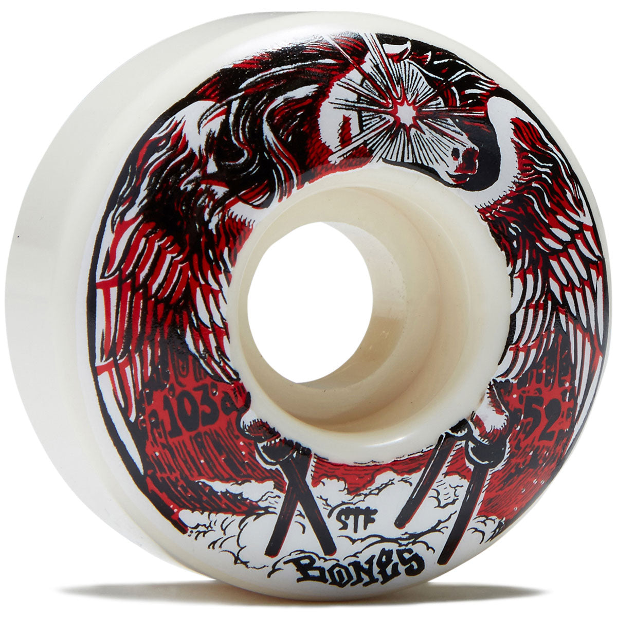 Bones Peg-Leg-Asus 103a V1 Standard Skateboard Wheels - 52mm image 1