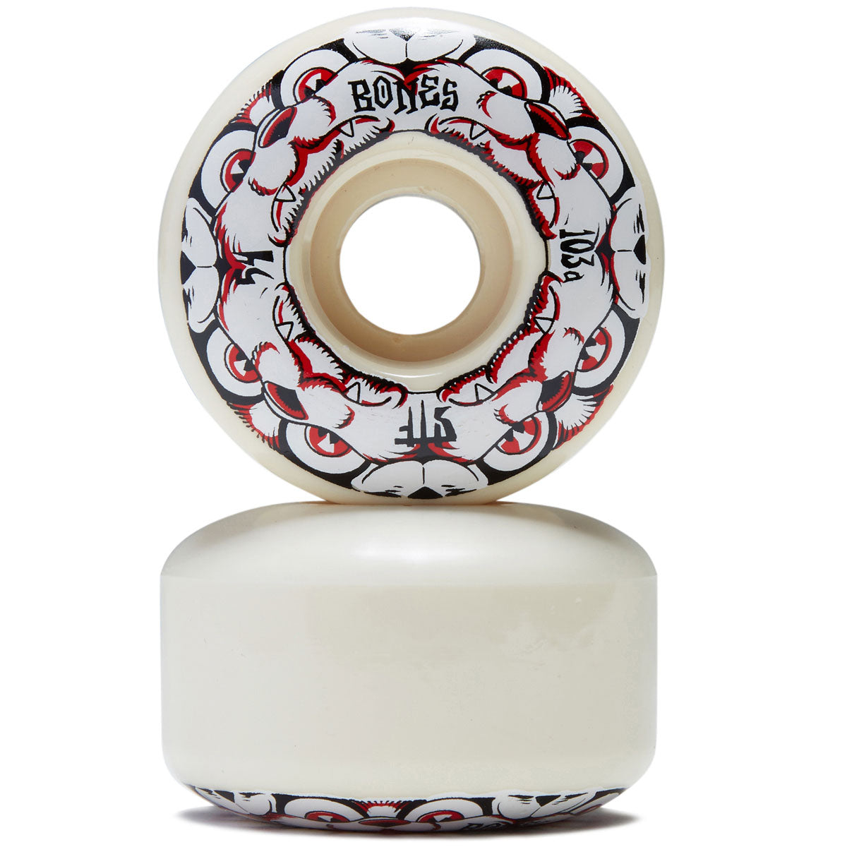 Bones 4 Dog Night 103a V4 Wide Skateboard Wheels - 54mm image 2