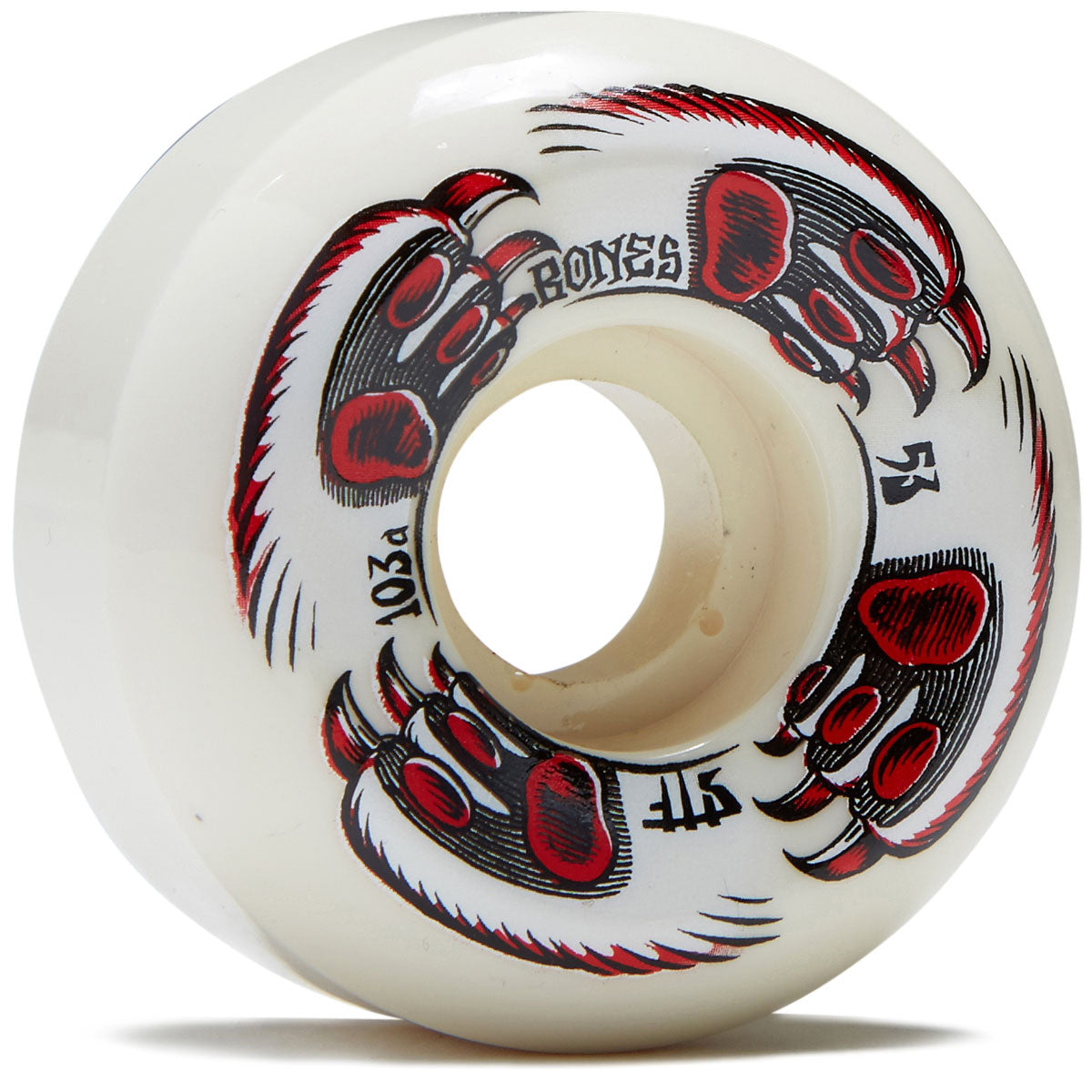 Bones Kitty Twister 103a V5 Sidecut Skateboard Wheels - 53mm image 1