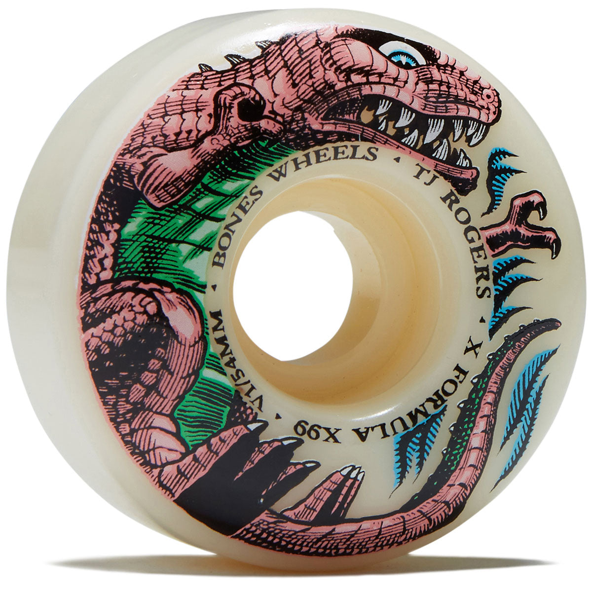 Bones TJ Rogers Dino-Sortas 99A V1 Standard Skateboard Wheels - 54mm image 1