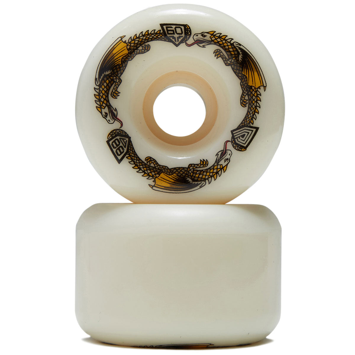 Powell-Peralta Dragon Formula 88a BOM Skateboard Wheels - Off White - 60mm image 2