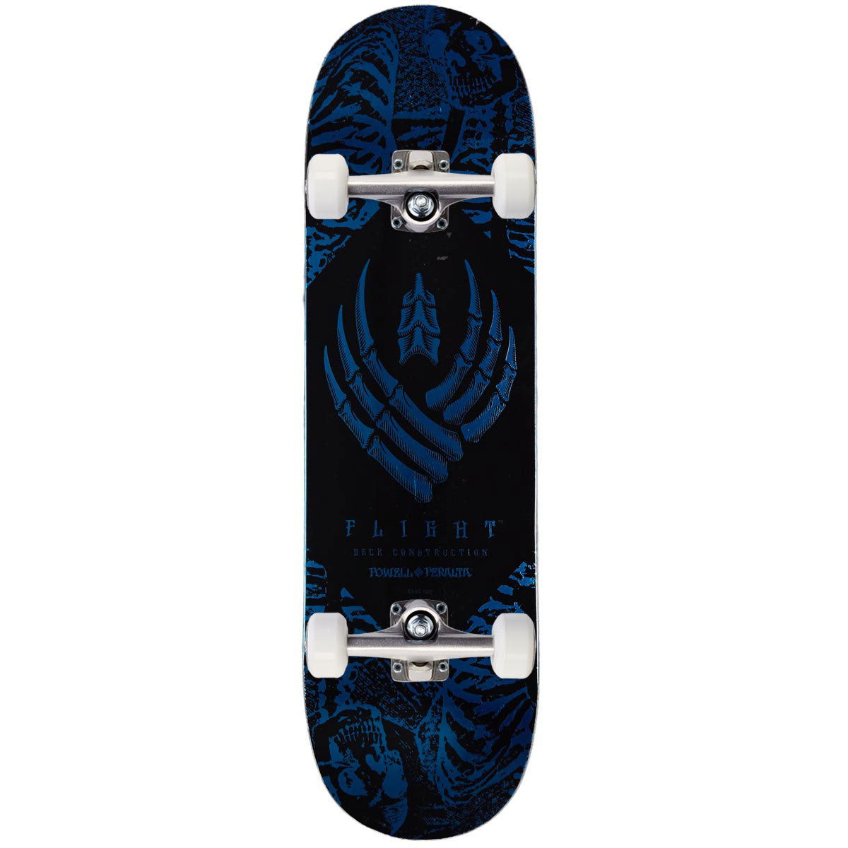 Powell-Peralta Flight Skeleton Skateboard Complete - Blue Foil - 8.75