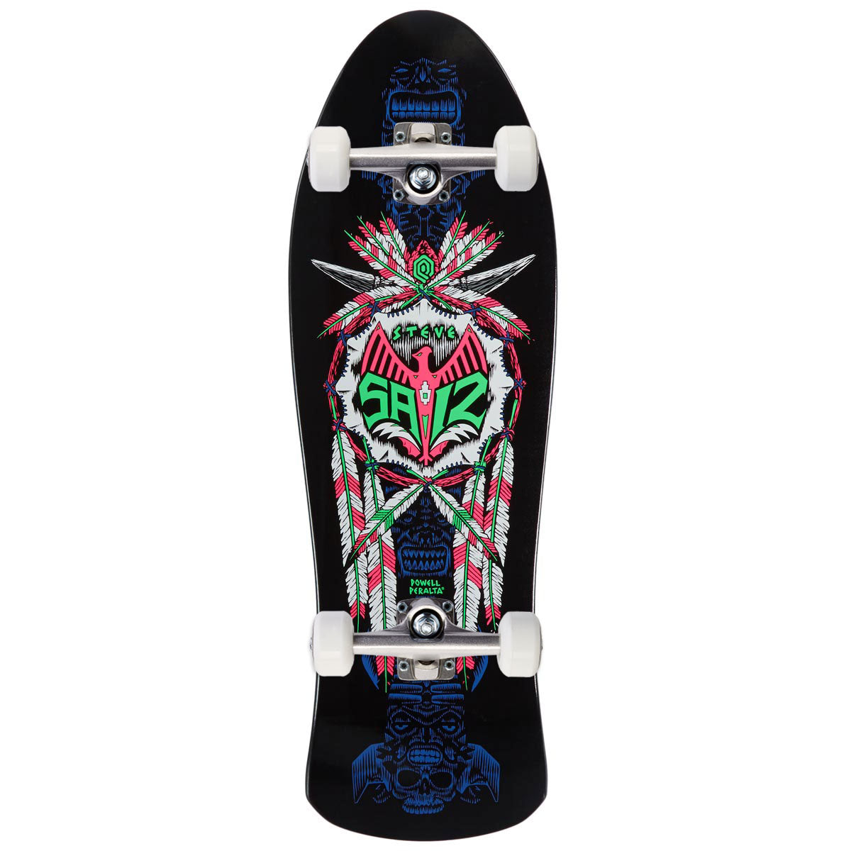 Powell-Peralta Steve Saiz Totem 05 Skateboard Complete - Blacklight - 10.00