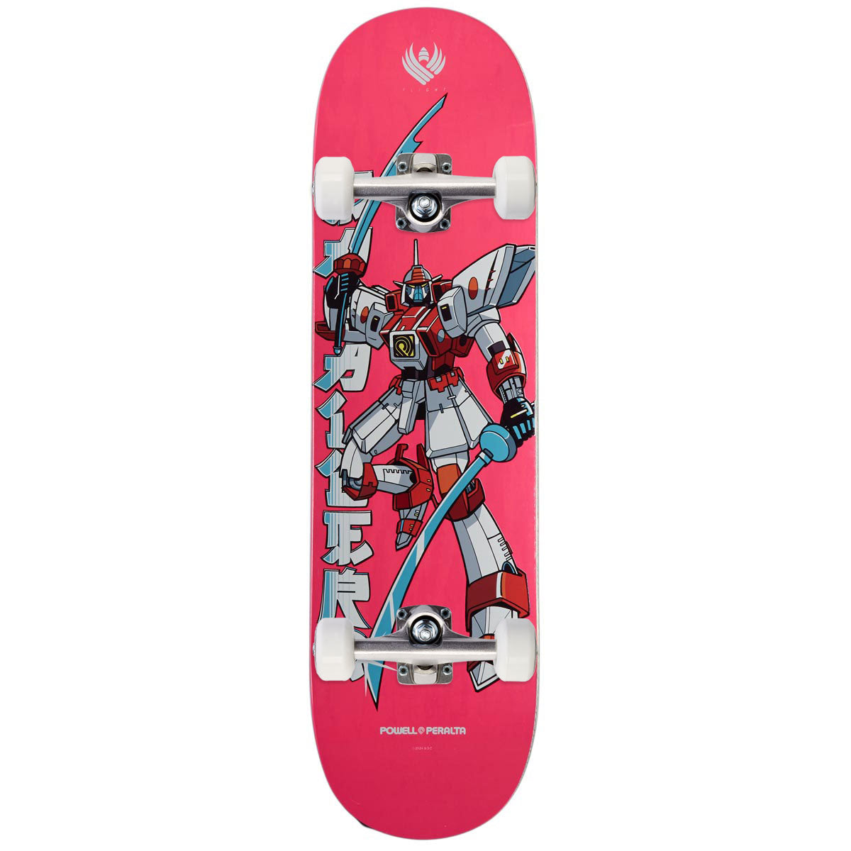 Powell-Peralta Flight Steve Caballero Gundam Skateboard Complete - Pink - 8.50