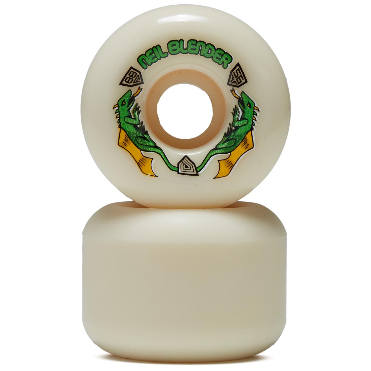 Powell-Peralta Dragon Formula Niel Blender 88a V4 Skateboard Wheels - Off White - 56mm image 2