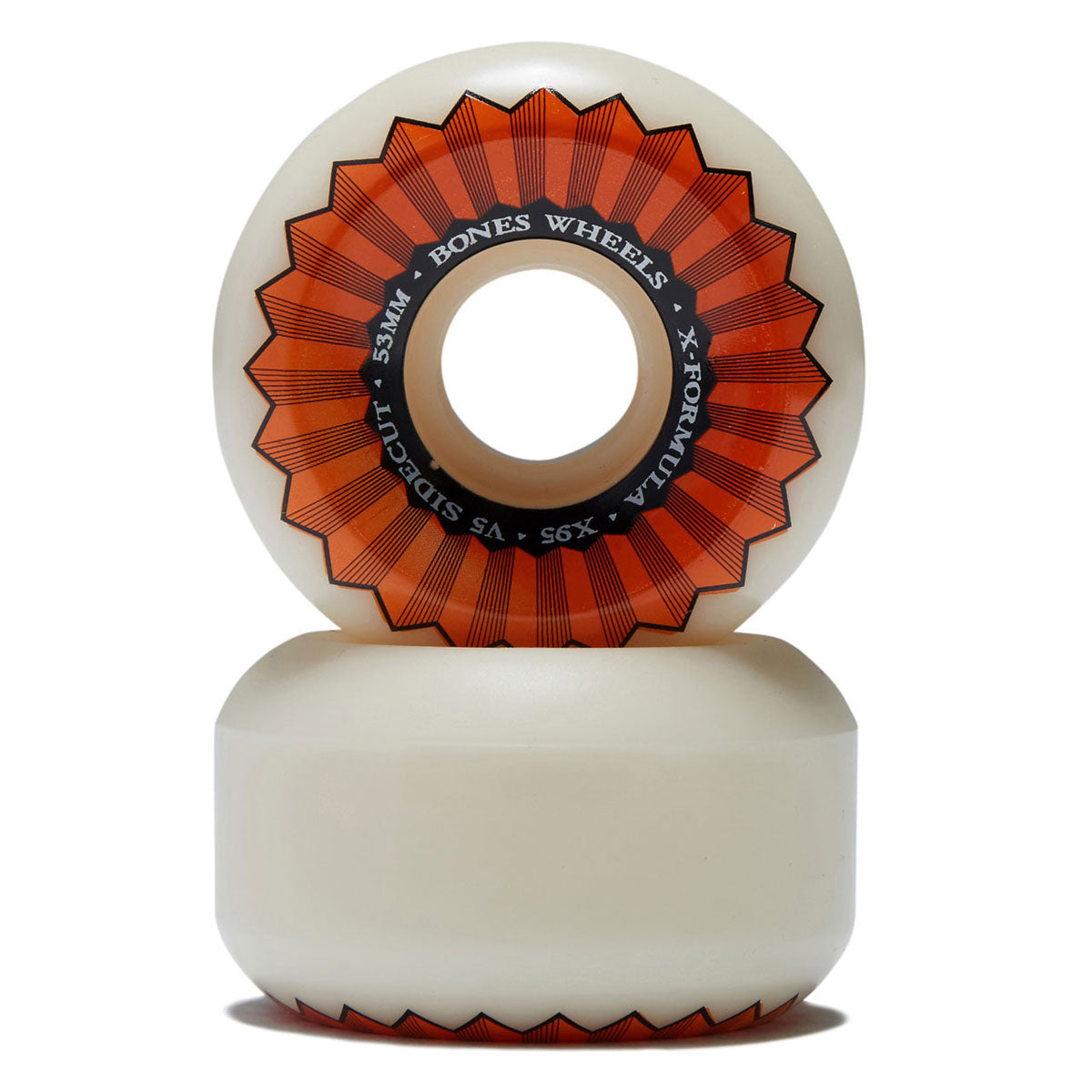 Bones X Formula Sidecuts 95a V5 Sidecut Skateboard Wheels - 53mm image 2