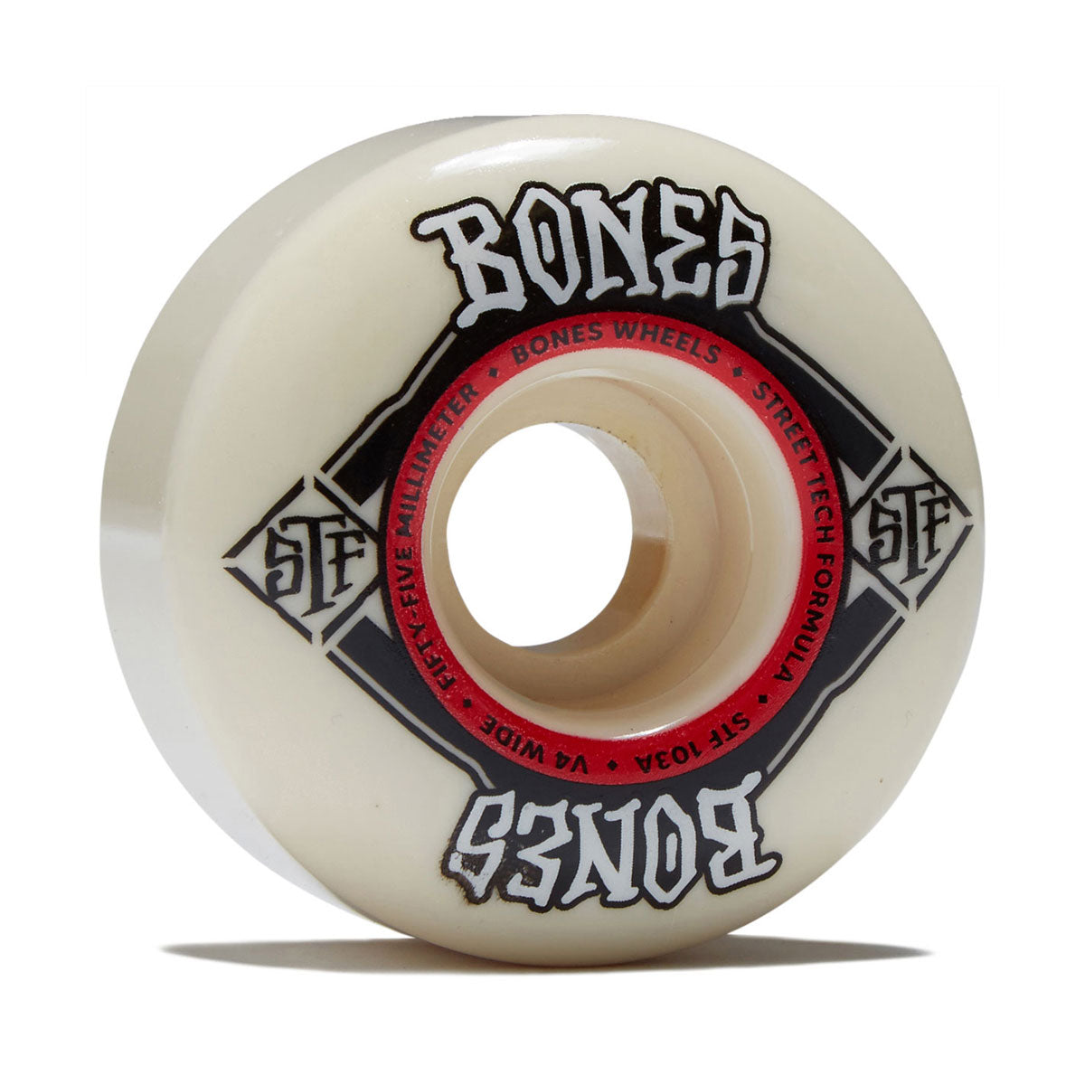 Bones STF Wides 103a V4 Wide Skateboard Wheels - 55mm image 1