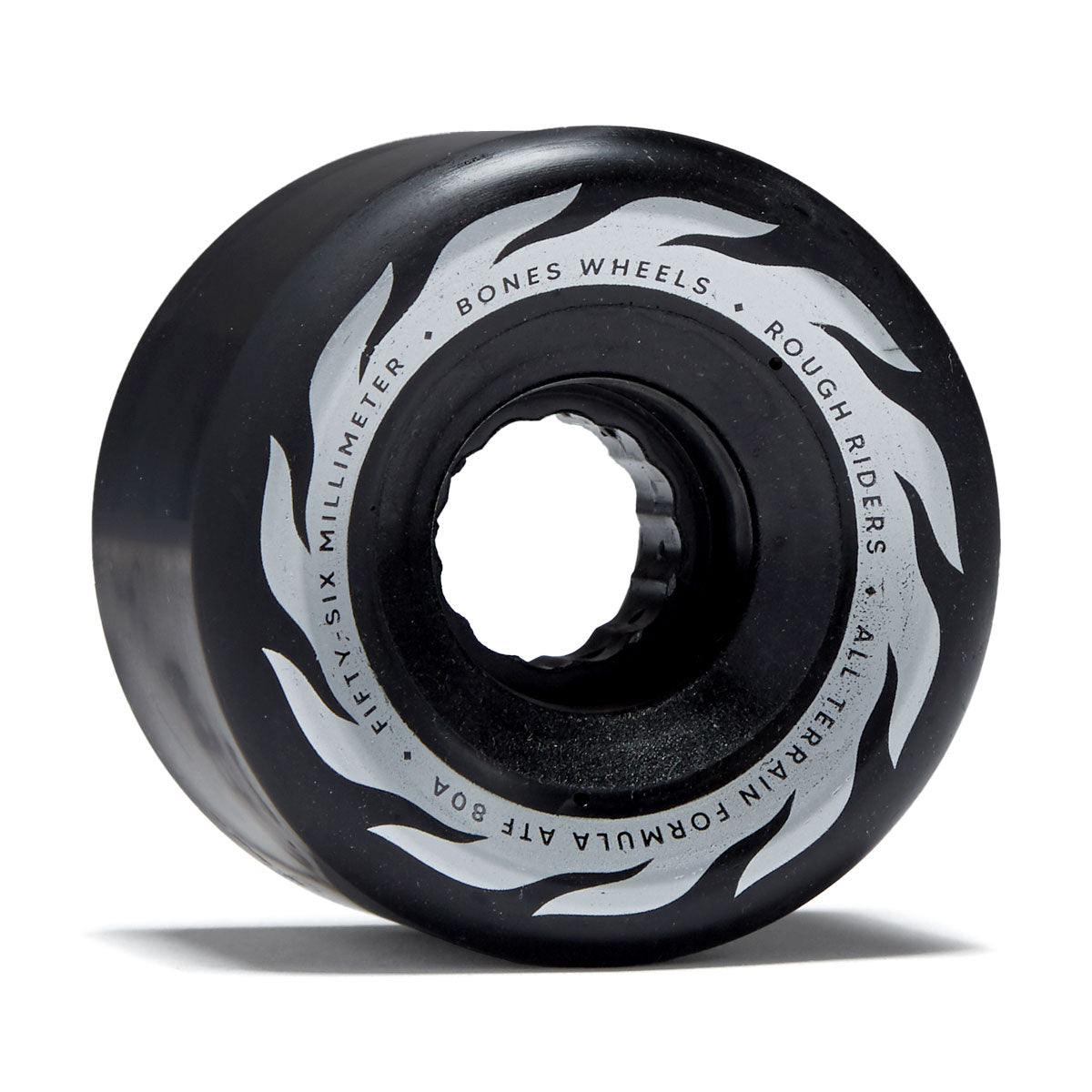 Bones ATF Rough Riders Eternal Flame 80a Skateboard Wheels - Black - 56mm image 1