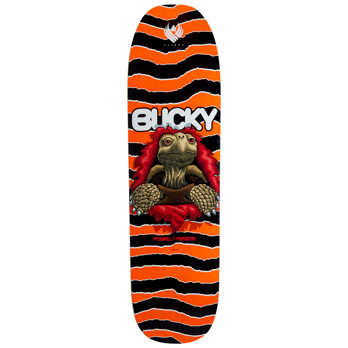 Powell-Peralta Flight Bucky Lasek Tortoise 04 Skateboard Deck - Orange/Black - 8.62