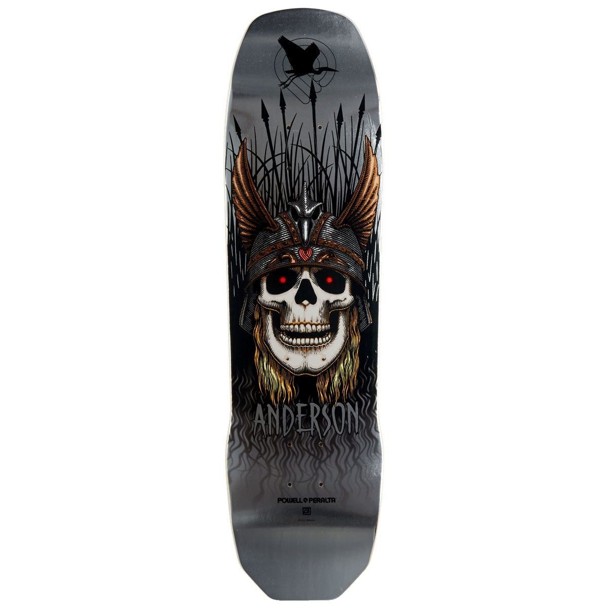 Powell-Peralta Andy Anderson Heron Skateboard Deck - Silver Foil - 8.40