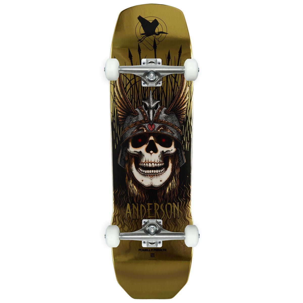 Powell-Peralta Andy Anderson Heron Skateboard Complete - Gold Foil - 9.13