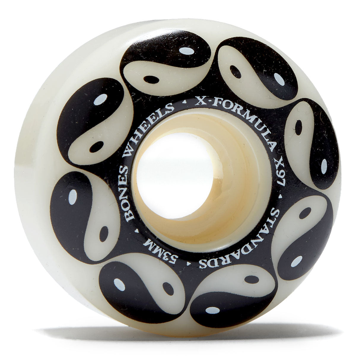 Bones X Formula Yin Yang 97a V1 Standard Skateboard Wheels - 53mm image 1