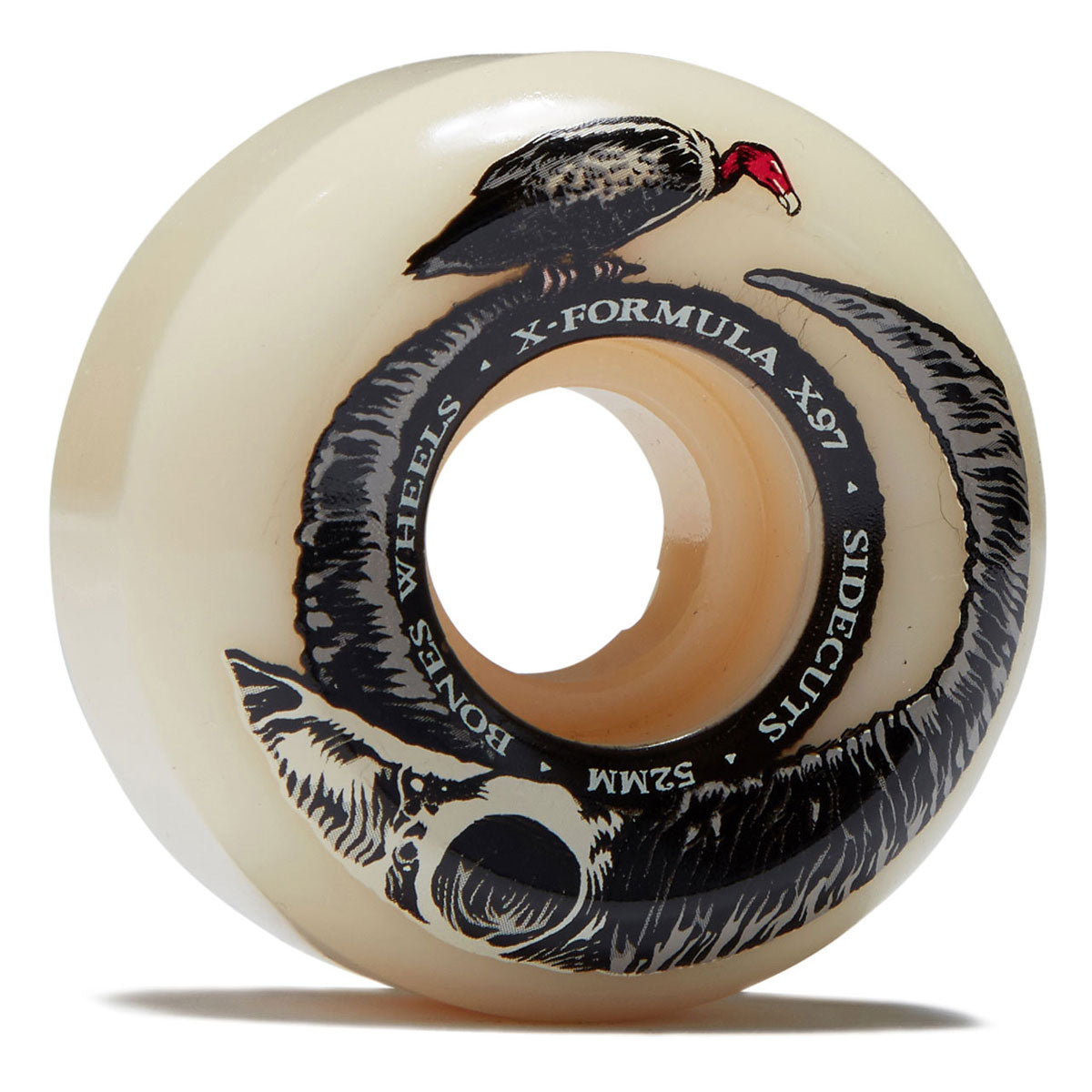 Bones X Formula Floor Horns 97a V5 Sidecut Skateboard Wheels - 52mm image 1