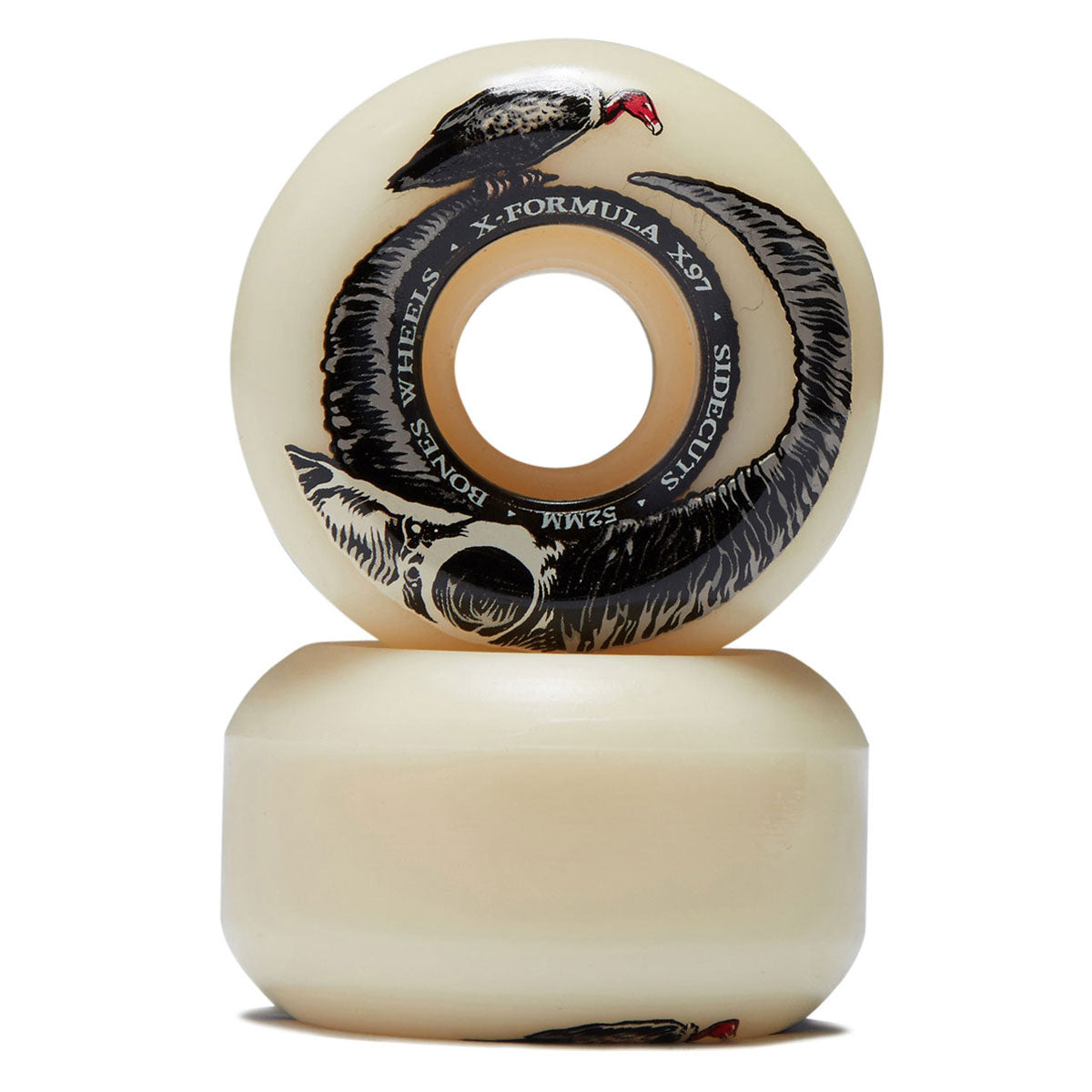 Bones X Formula Floor Horns 97a V5 Sidecut Skateboard Wheels - 52mm image 2