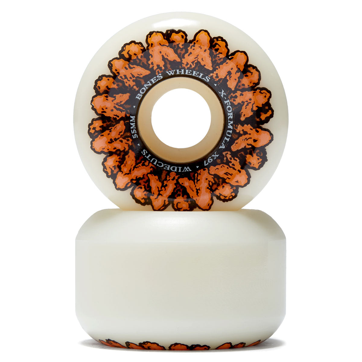 Bones X Formula Wingin It 97a V6 Widecut Skateboard Wheels - 55mm image 2