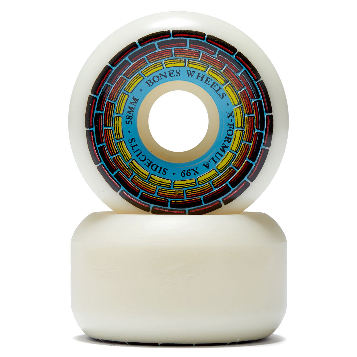 Bones X Formula Wishing Well 99a V5 Sidecut Skateboard Wheels - 58mm image 2