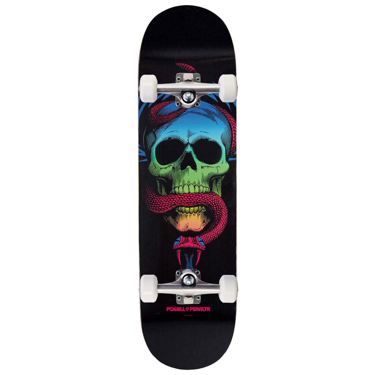 Mike McGill Skull And Snake Skateboard Complete - Green Fade - 8.50