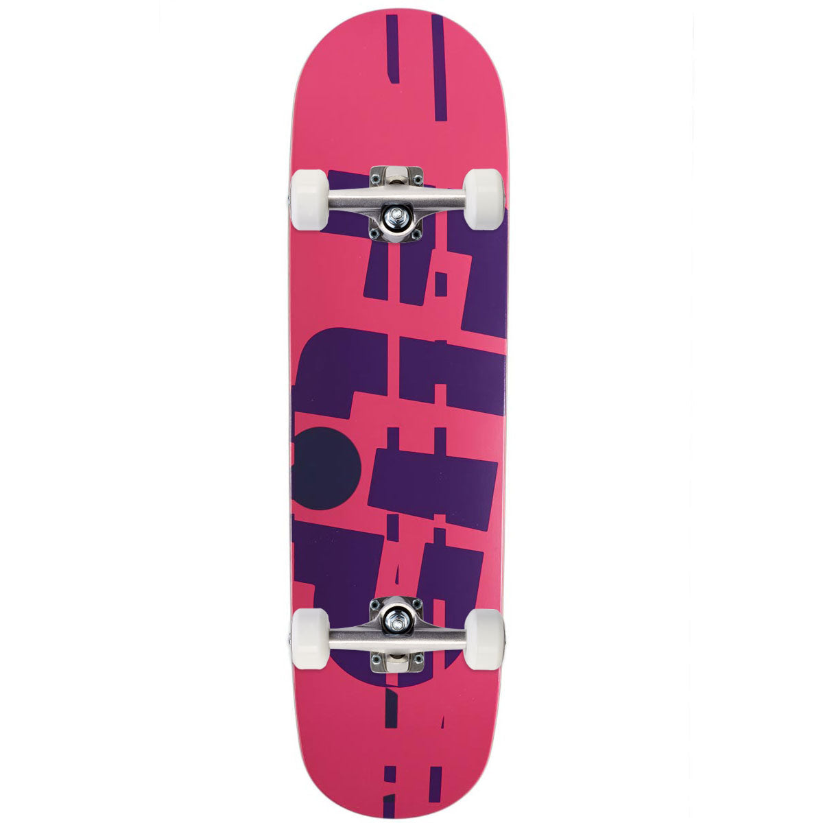 Flip Team Glitch Skateboard Complete - Pink - 8.25