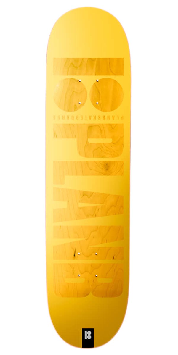 Plan B Team Grain Skateboard Deck - Yellow - 8.25