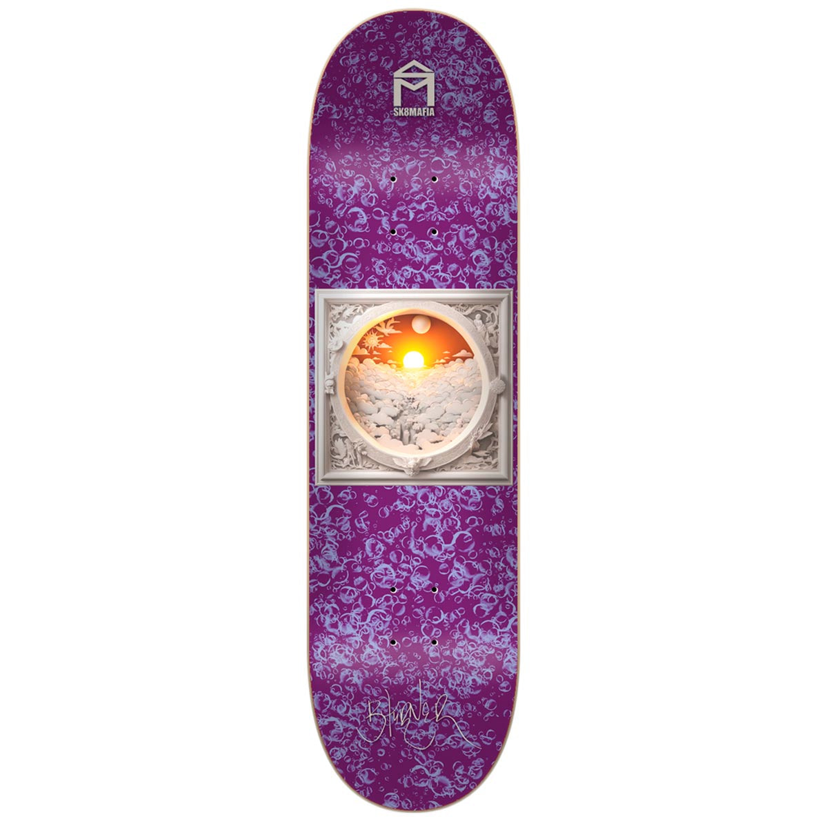 Sk8 Mafia Heaven Turner Skateboard Deck - 8.25