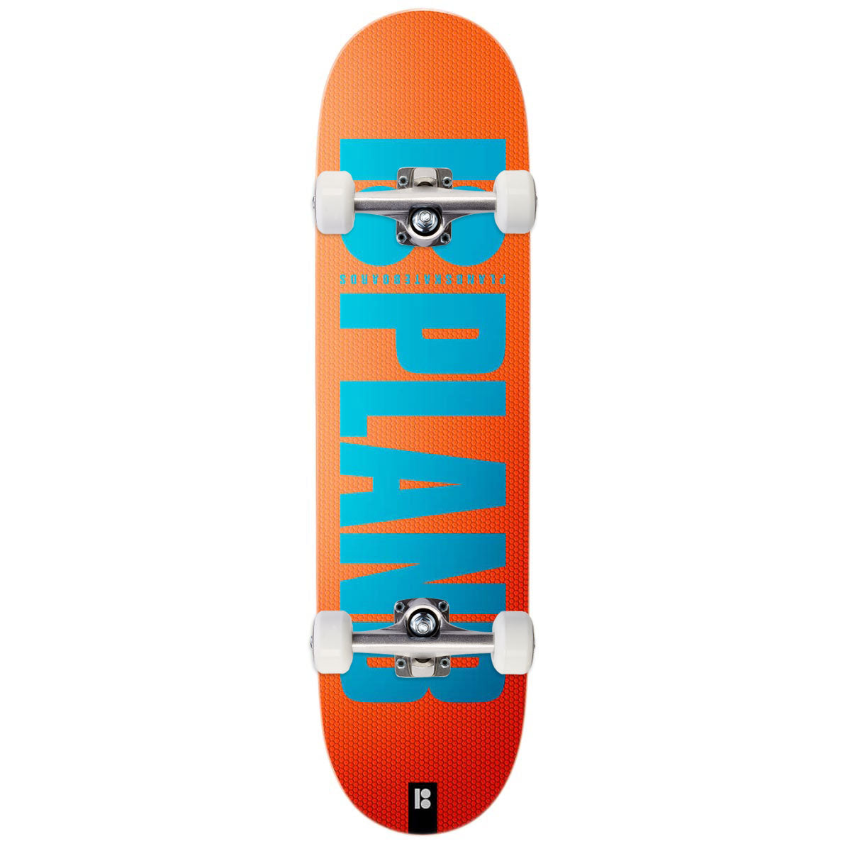 Plan B OG Metallic Skateboard Complete - Orange/Blue - 8.50