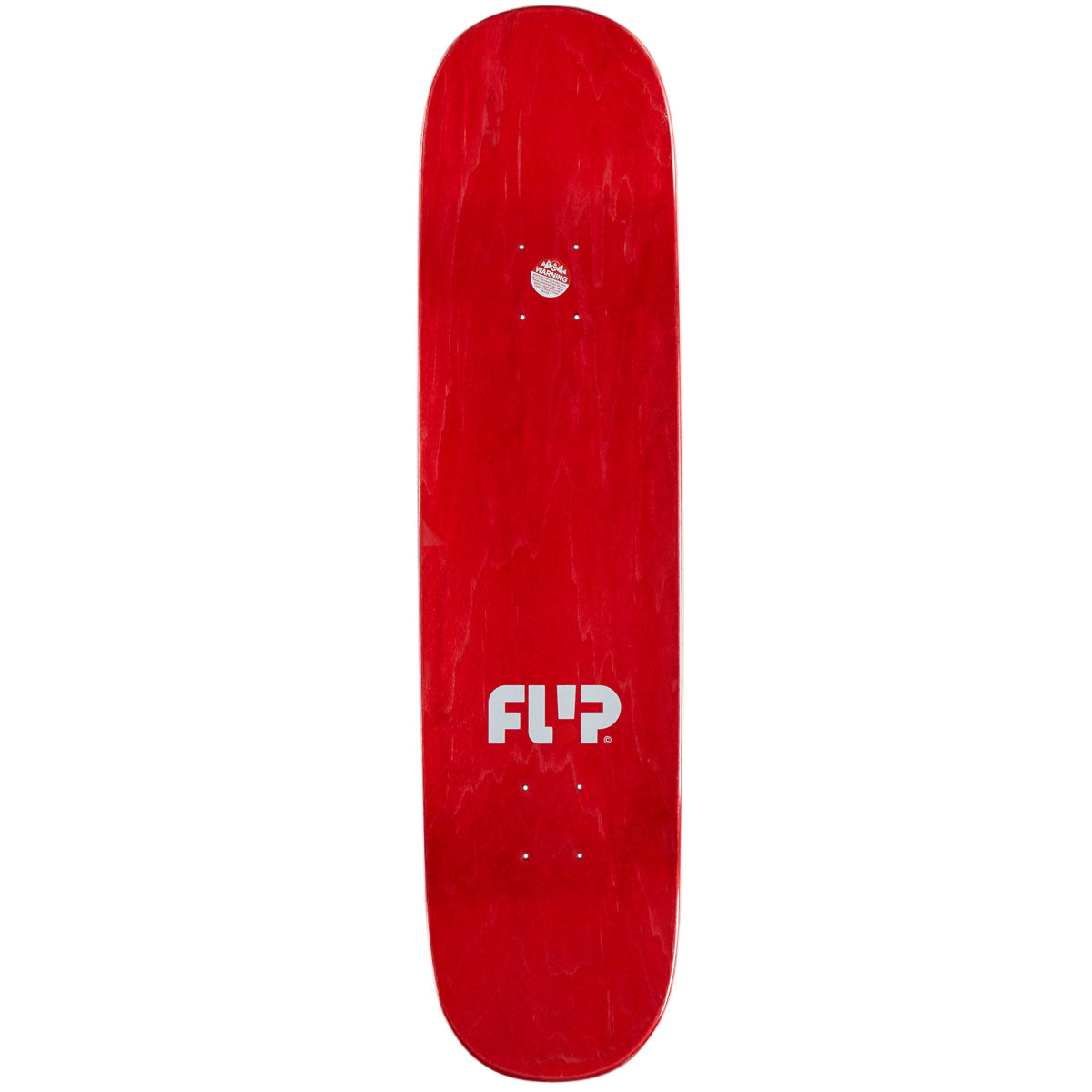 Flip Team Cancelled Skateboard Deck - Red Stain - 8.00