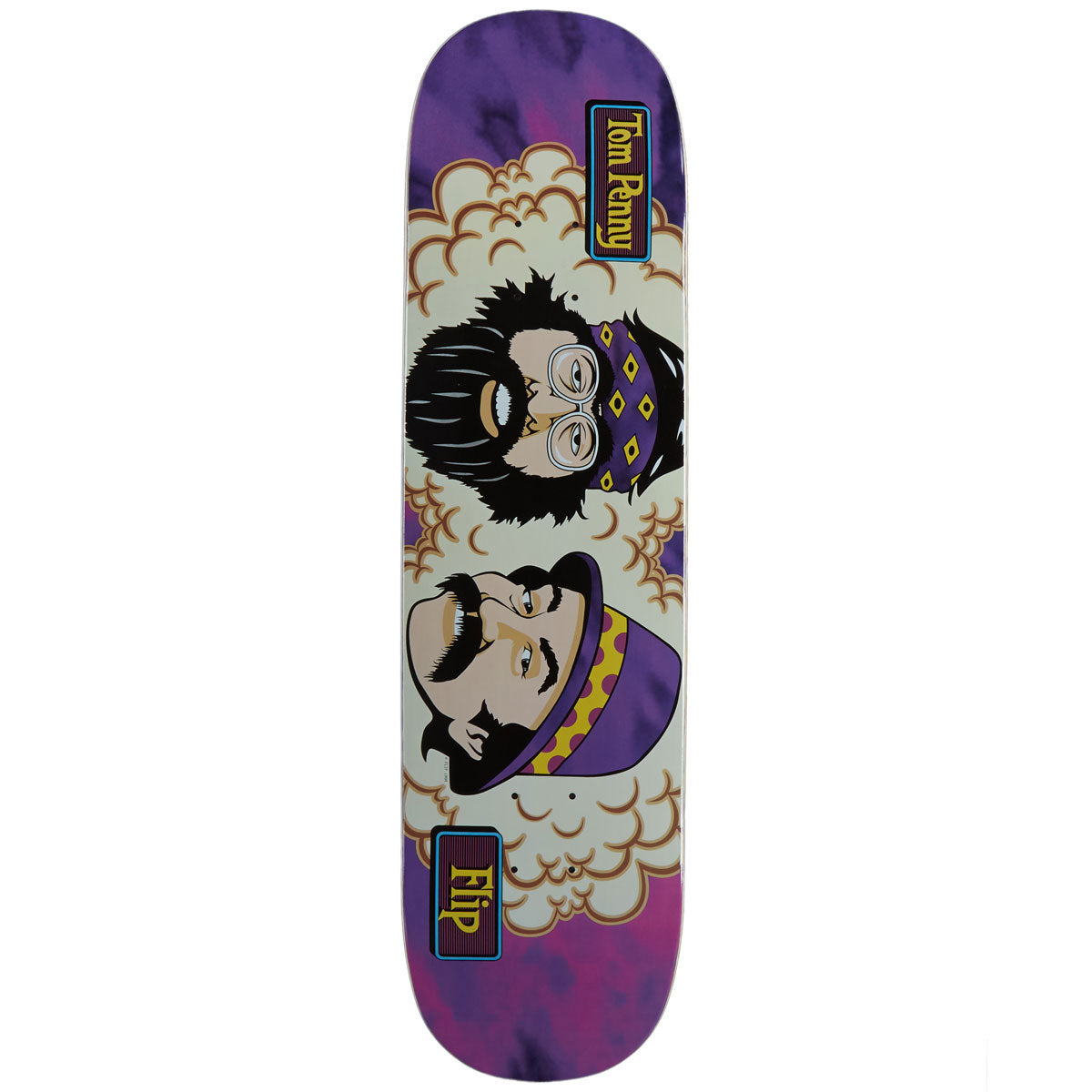 Flip Penny Toms Friends Skateboard Deck - Purple Haze - 8.25