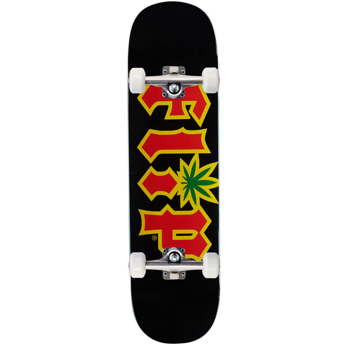 Flip Team HKD Rasta Skateboard Complete - Black - 8.40