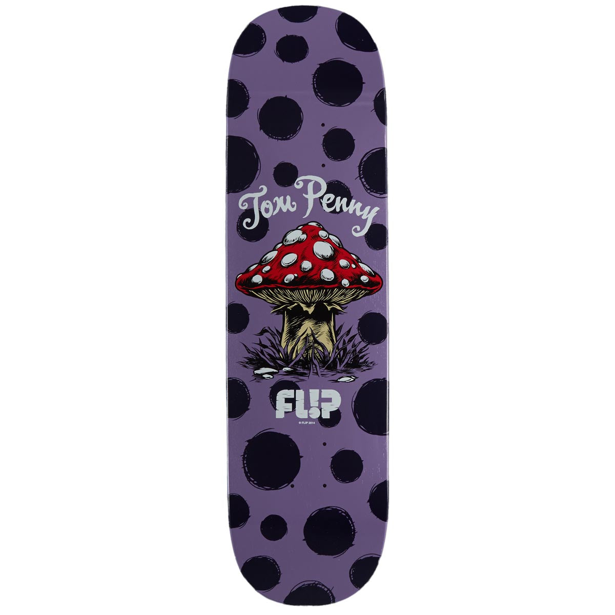 Flip Penny Dots Skateboard Deck - Purple - 8.375