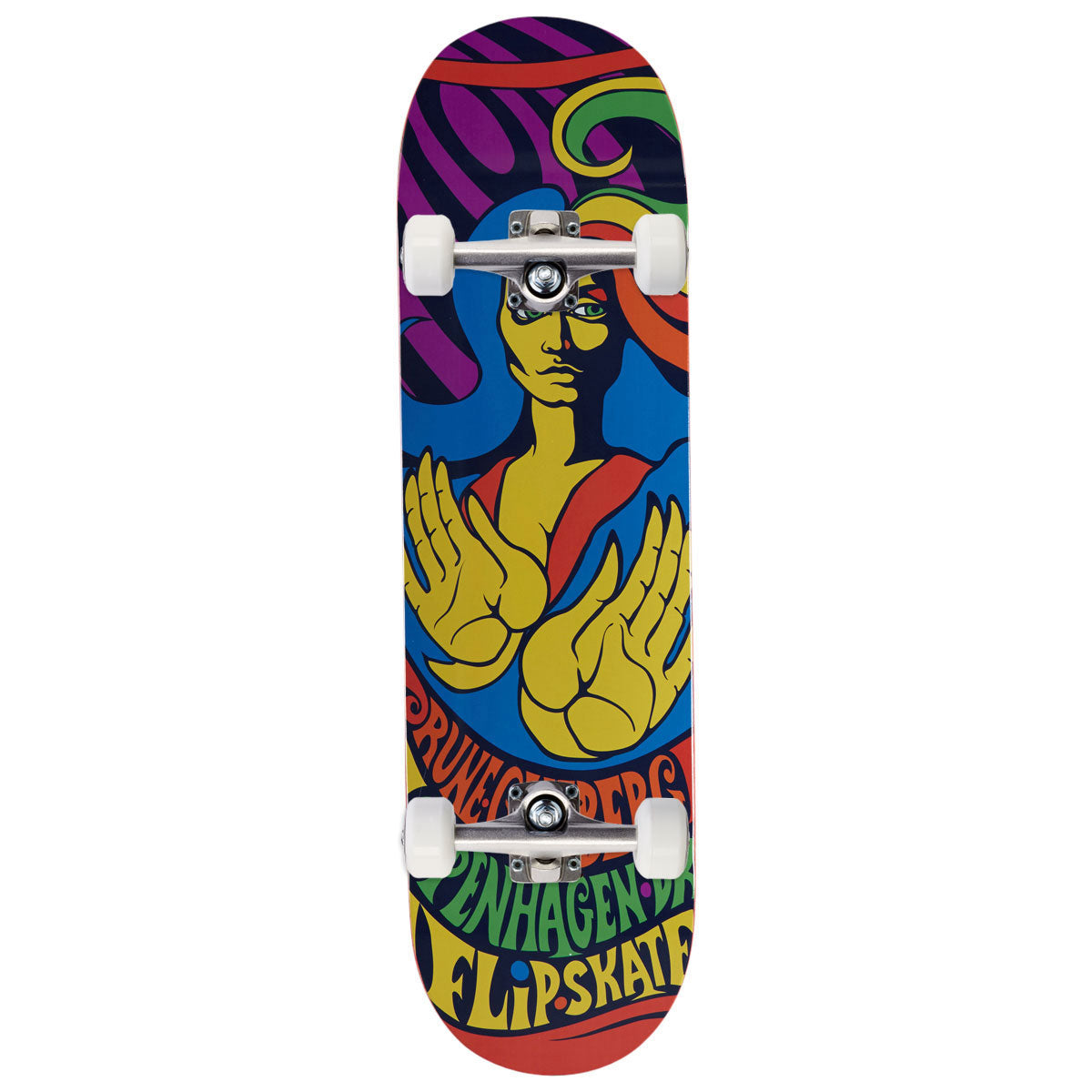 Flip Mother Earth Glifberg Skateboard Complete - 8.60