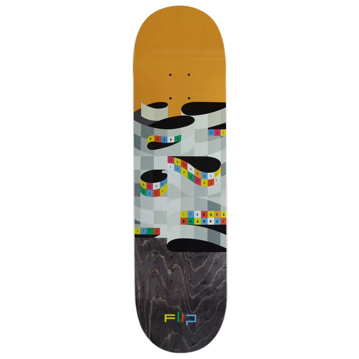 Flip Stenograph Team Skateboard Deck - 8.375
