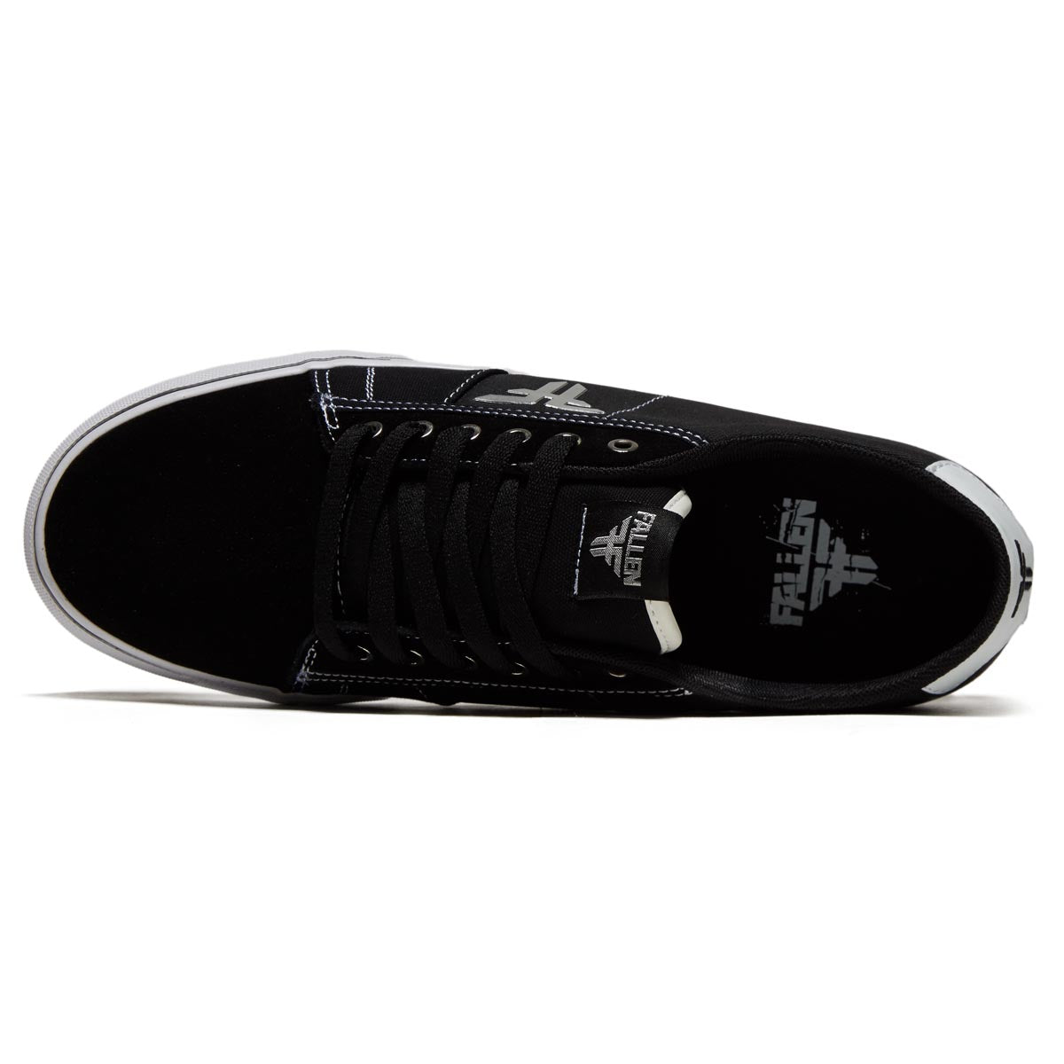 Fallen Bomber Shoes - Black/White/Silver image 3