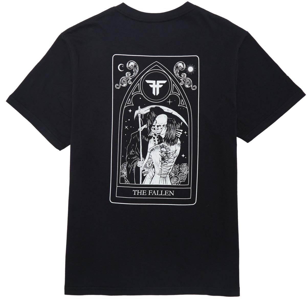 Fallen Death's Embrace T-Shirt - Black/White image 1